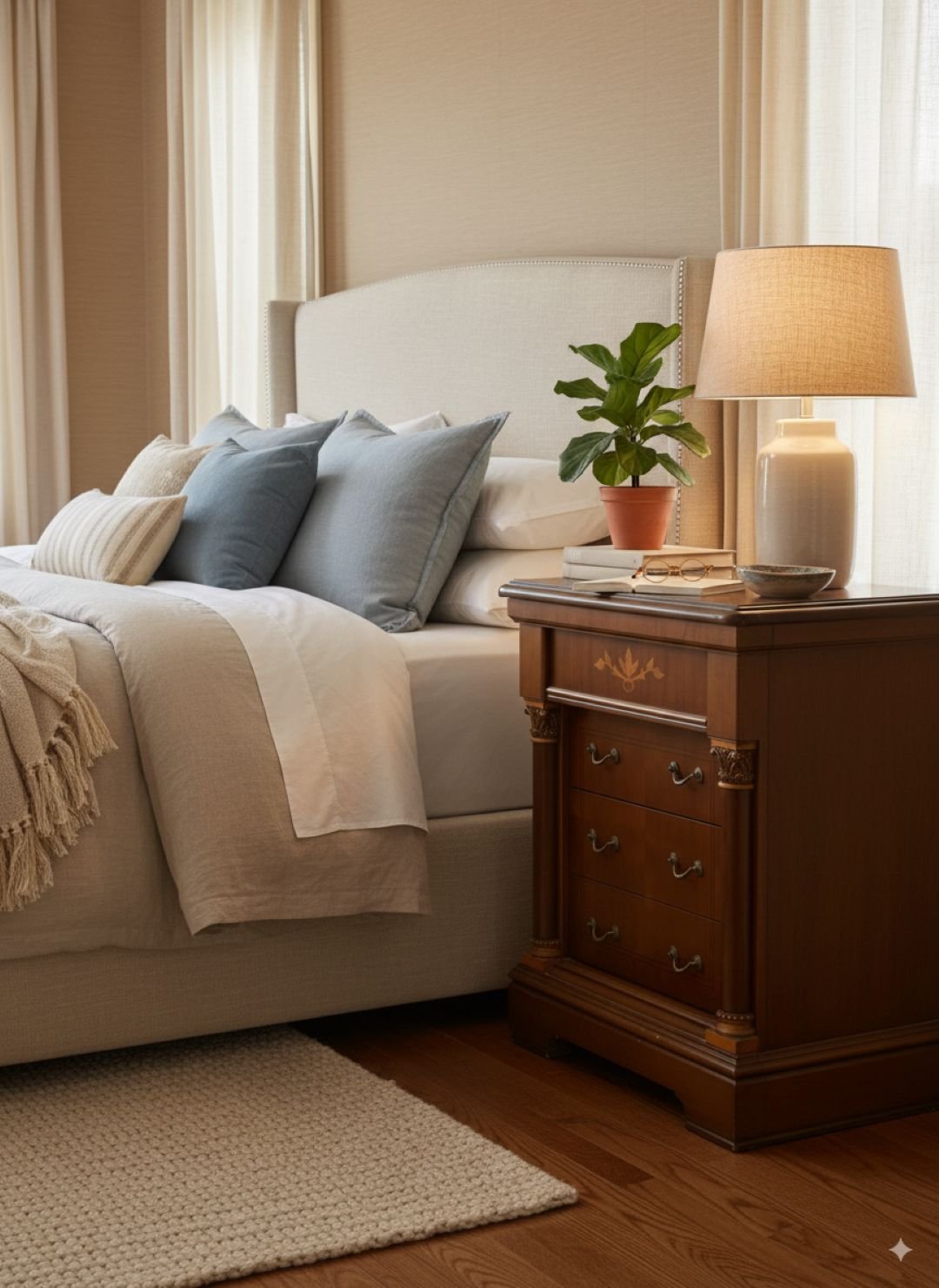 Mesa de luz estilo georgiano - Imagen 3