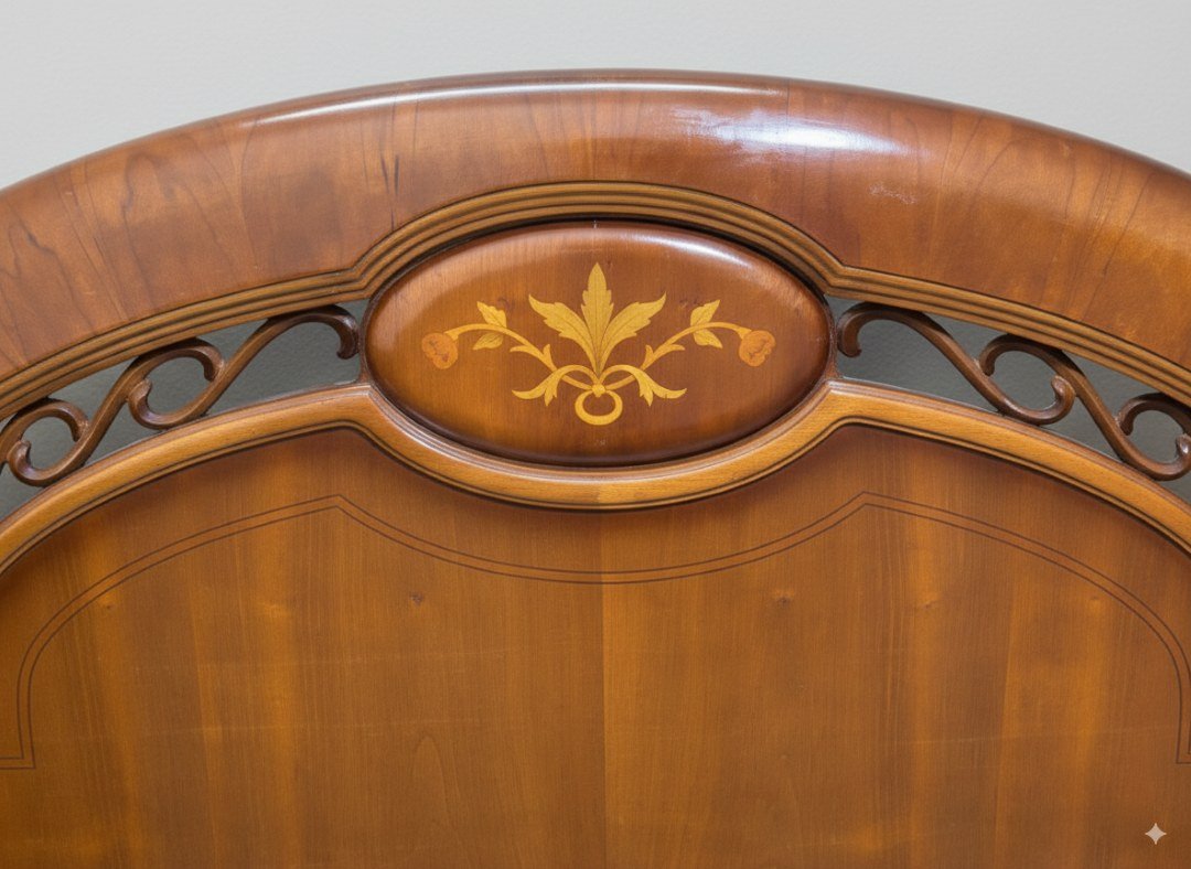 Respaldo de cama individual estilo georgiano - Imagen 7