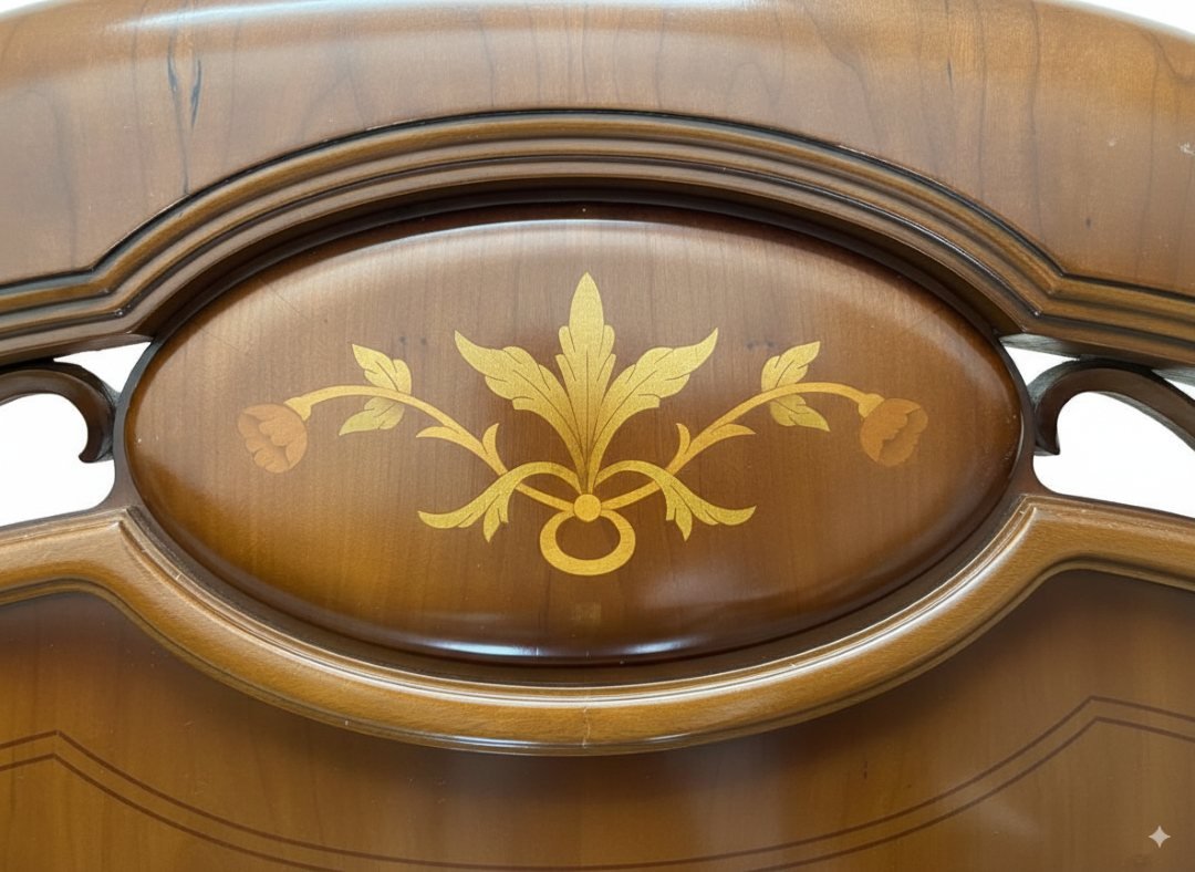 Respaldo de cama individual estilo georgiano - Imagen 6