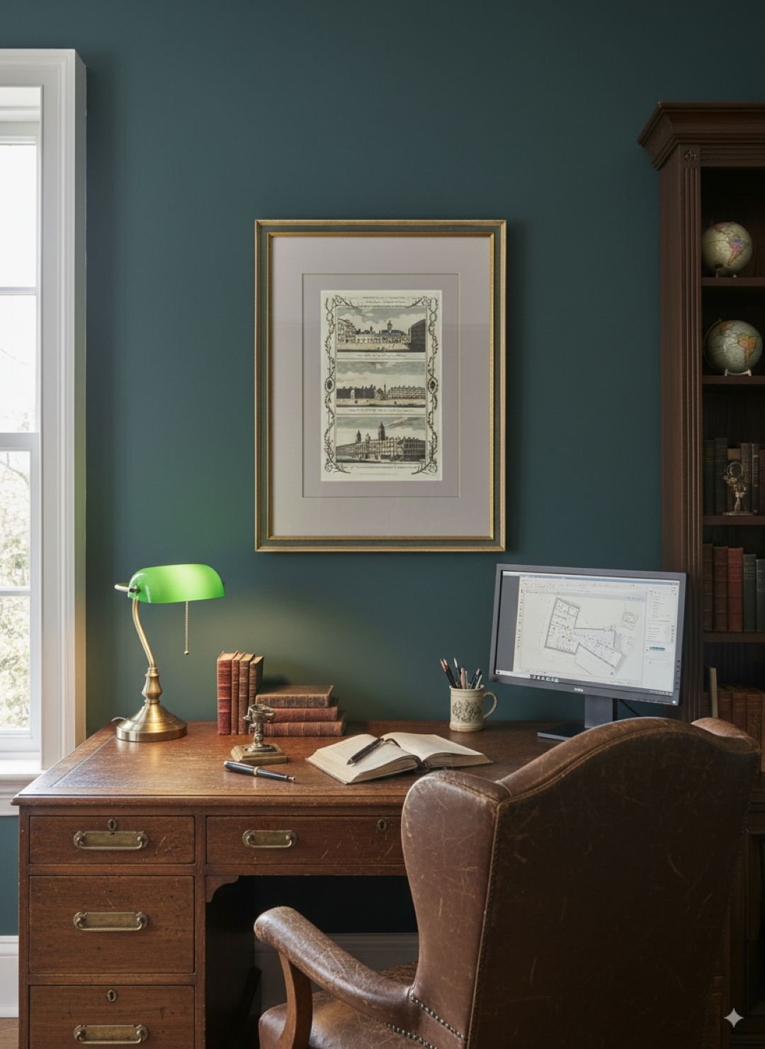 Grabados arquitectónicos enmarcados - Imagen 4